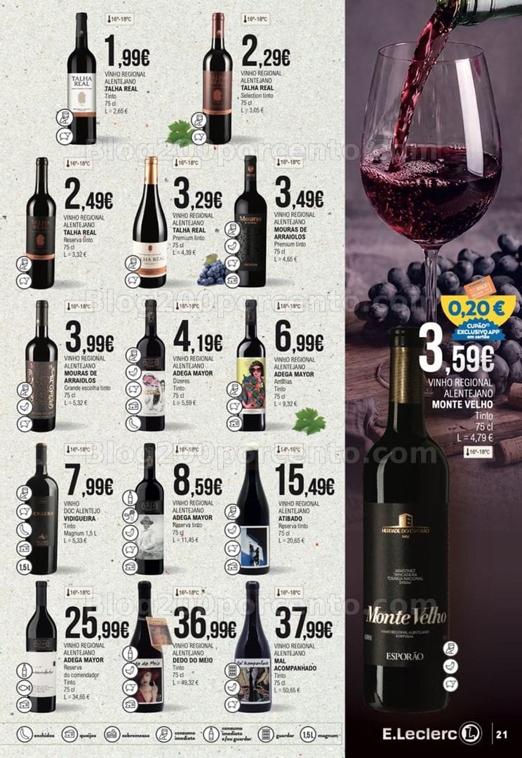 Antevisão Folheto E-LECLERC Feira QEV Promoções de 1 a 21 outubro